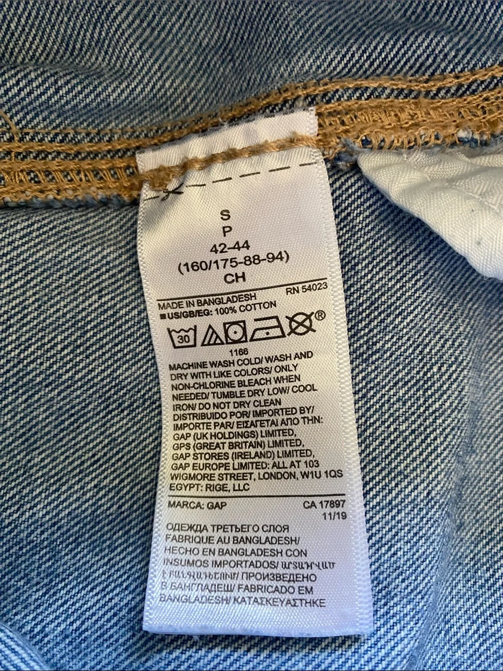 GAP Blue Denim Bibbed Overalls Women’s Size Small